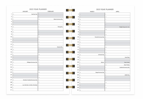New Zealand 2024 Engagement Calendar