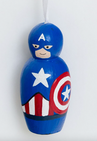 Captain America Hanging Ornament