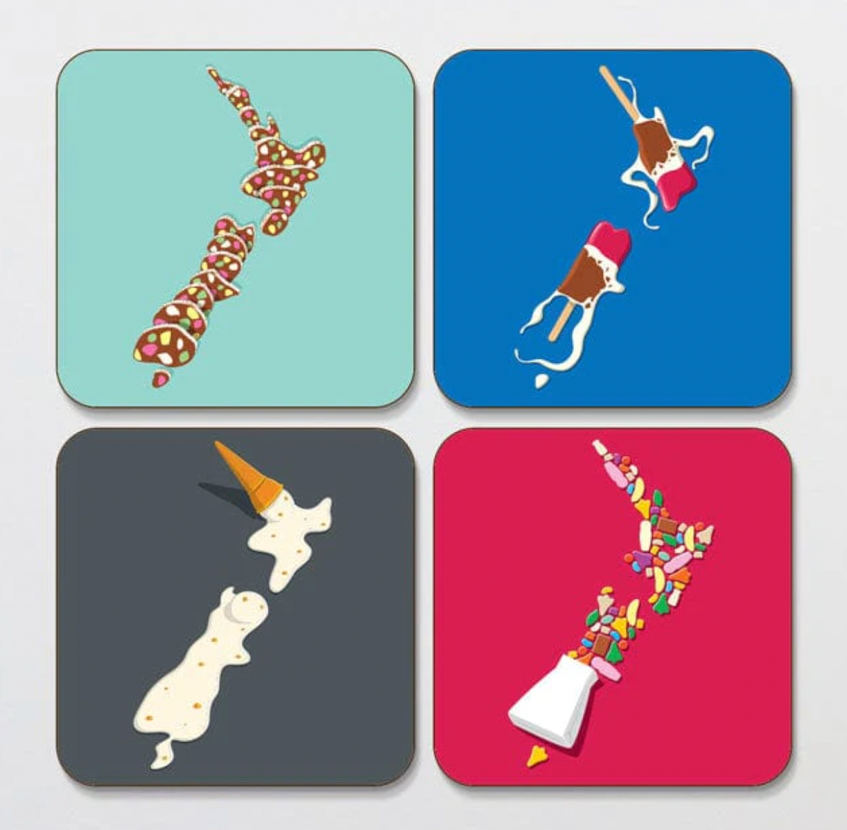 Coasters Set of 4 - Tastes Like Home