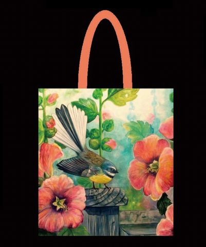 Tote Bag - Fantail / Hibiscus