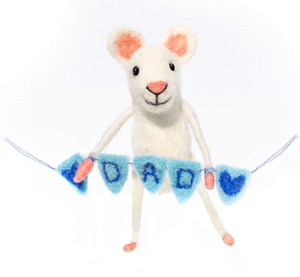 I Love You Dad Bunting Mouse