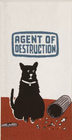 Agent of Destruction - Tea Towel Tea Towel BlueQ