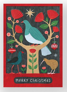 Christmas Card - Kiwi Bird Christmas