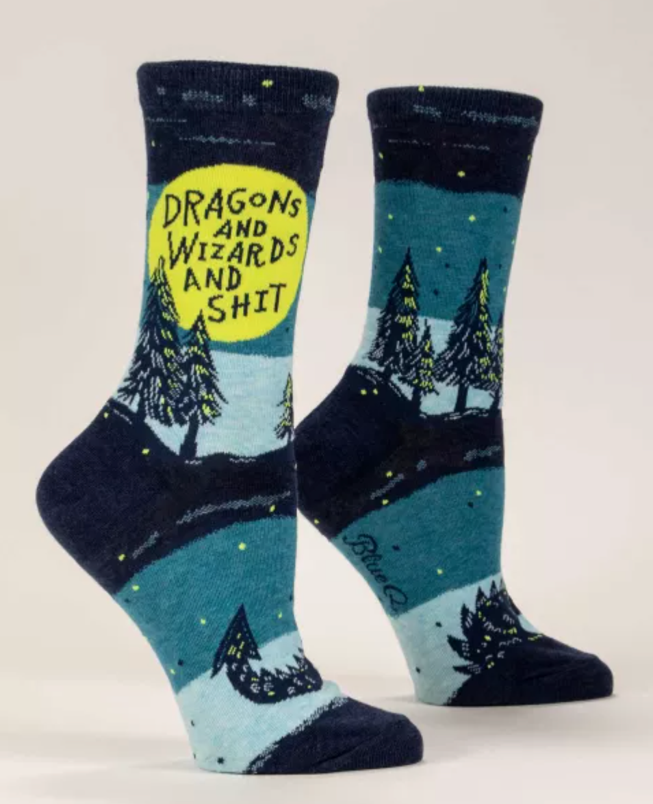 Dragons and Wizards Crew Socks
