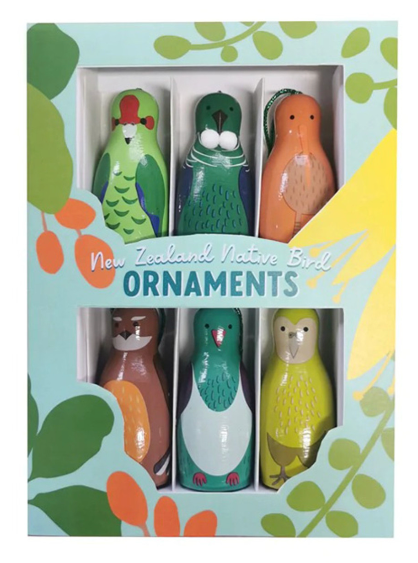 Native Bird Ornaments Christmas Decoration 100% NZ