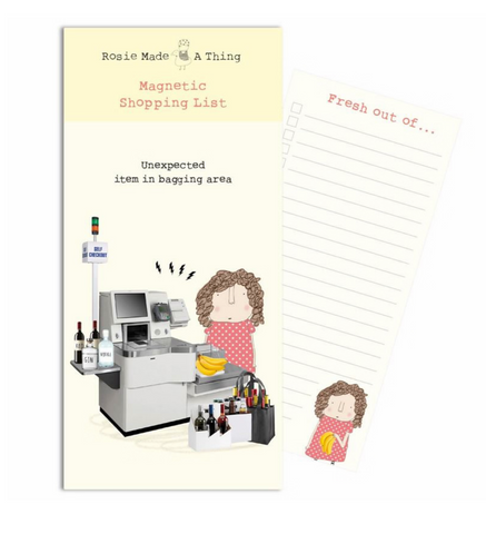 Magnetic List Pad - Unexpected Item in the Bagging Area