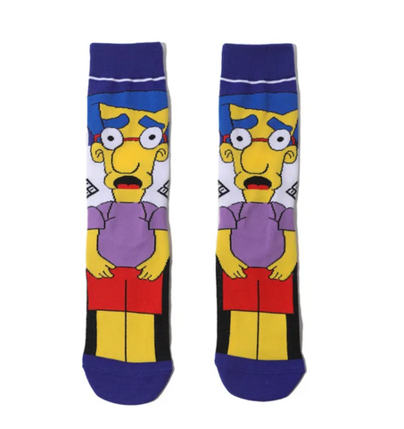 Milhouse Van Houten Simpson Socks