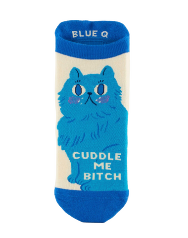 Cuddle Me Bitch - Sneaker Socks Socks BlueQ