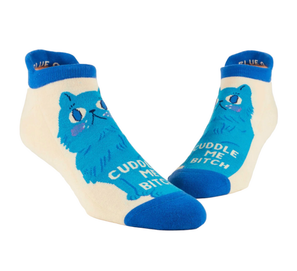 Cuddle Me Bitch - Sneaker Socks Socks BlueQ