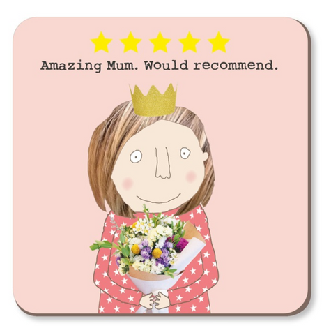Rosie Made A Thing Coaster - Five Star Mum Coasters Rosie Made A Thing