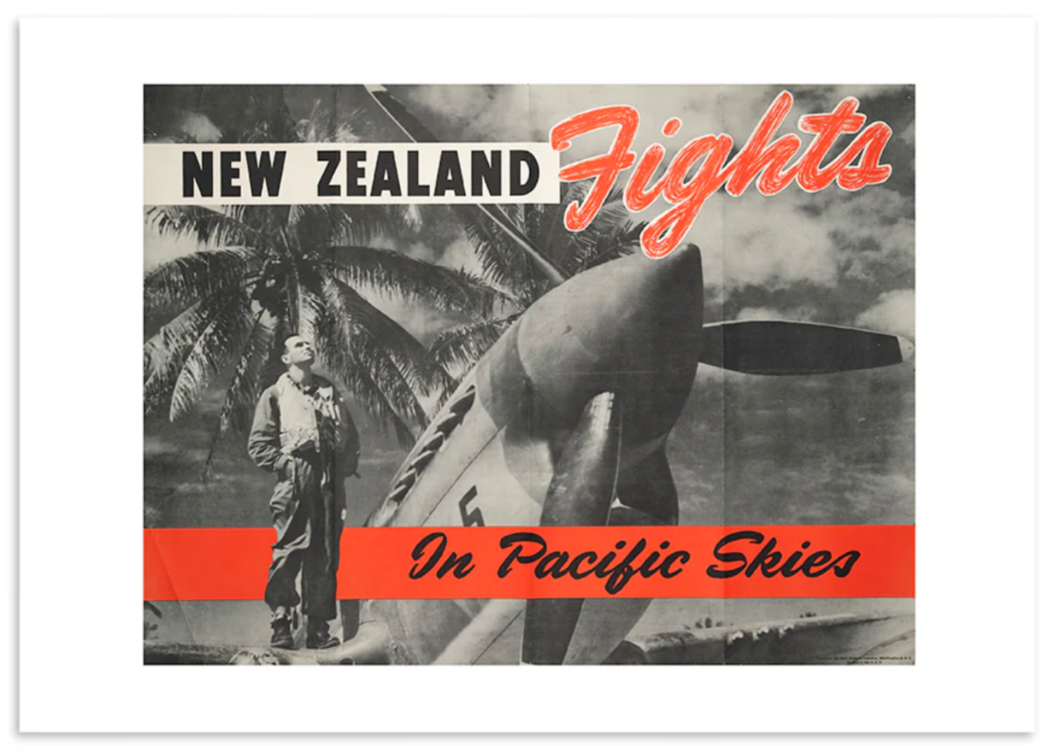 Pacific Skies War A3 Print Art Print 100% NZ