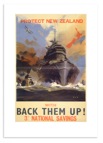 Back Them Up A3 Print Art Print 100% NZ