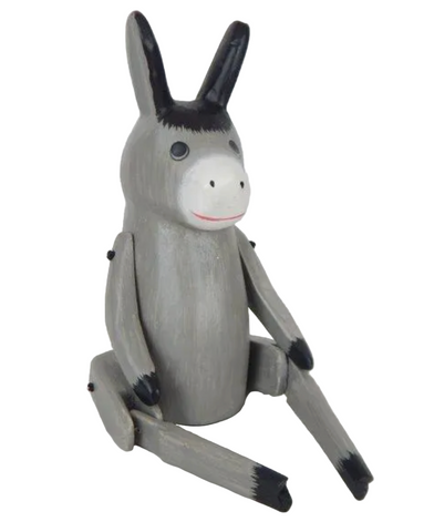 Animal Wooden Figurine - Donkey