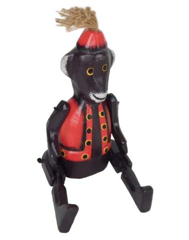 Animal Wooden Figurine - Monkey in Waistcoat