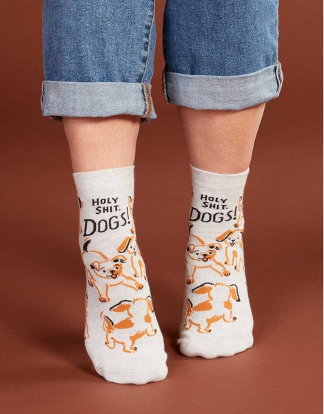 Holy Shit. Dogs! Ankle Socks
