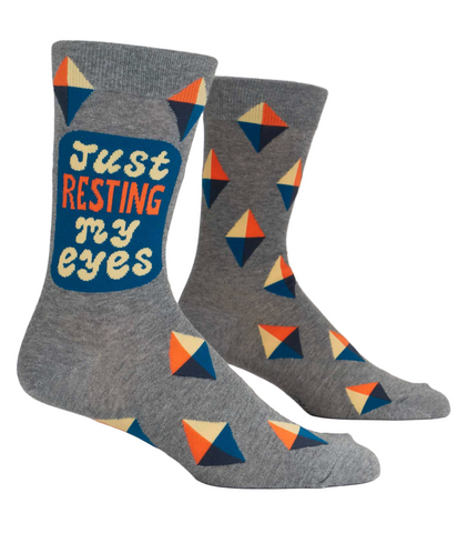 Resting My Eyes Men's Socks