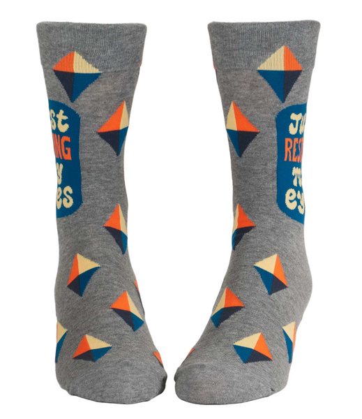 Resting My Eyes Men's Socks