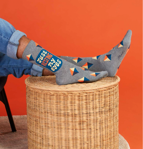Resting My Eyes Men's Socks