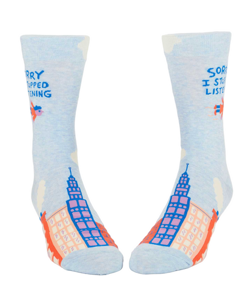 I Stopped Listening Men's Socks