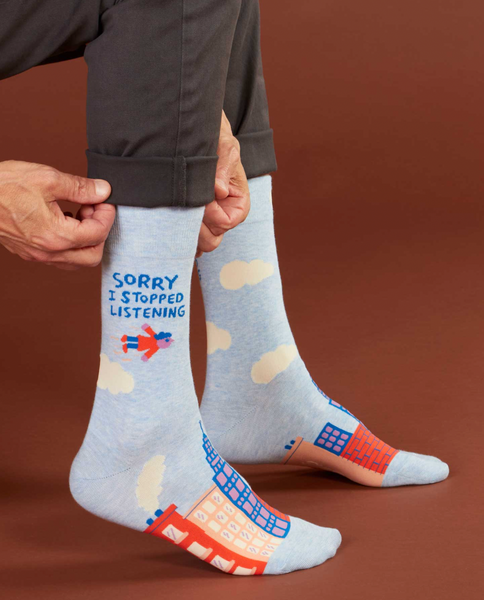 I Stopped Listening Men's Socks