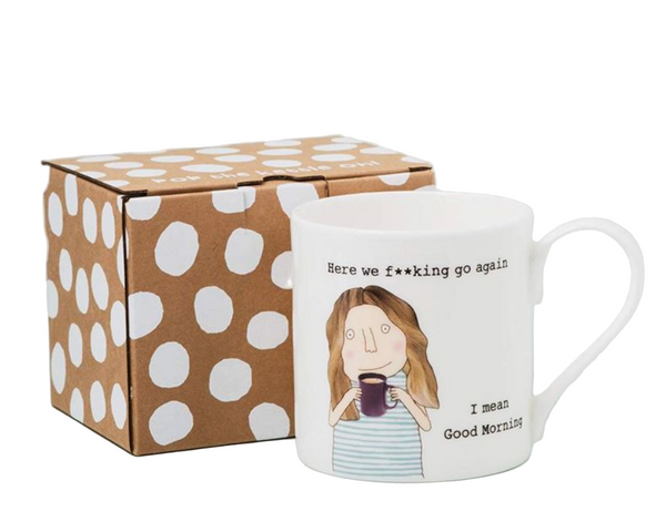 Here We F**king Go Female Mug