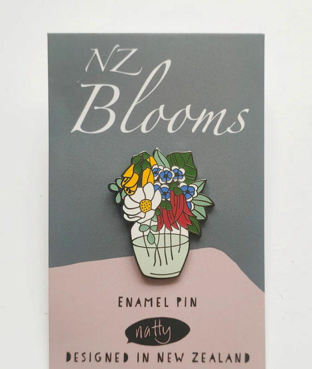 Blooms Enamel Pin Brooch Natty