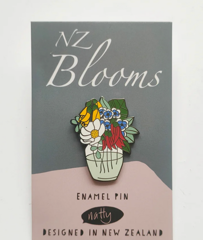 Blooms Enamel Pin Brooch Natty