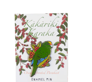 Kakariki Karaka Enamel Pin
