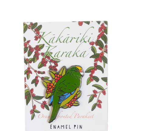 Kakariki Karaka Enamel Pin