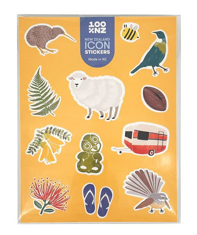 New Zealand Icon Stickers Set 100% NZ