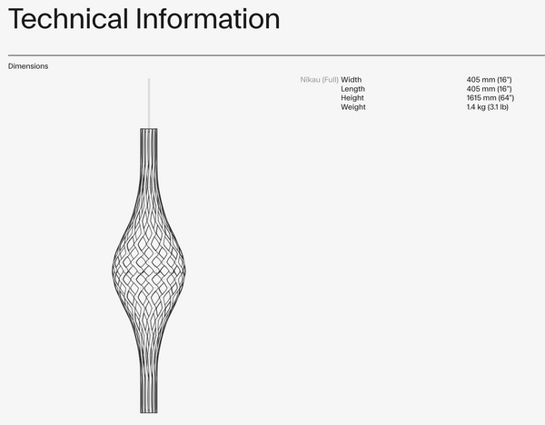 David Trubridge - Nikau Pendant Light