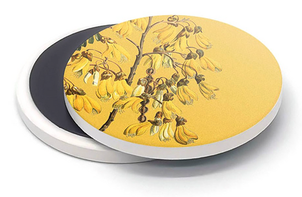 Kowhai Ceramic Magnet