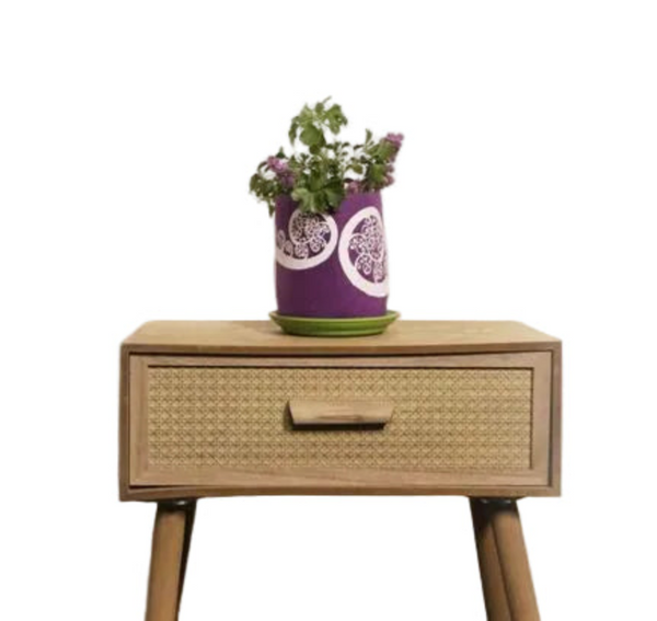 Fern Frond Purple Ecofelt Grow Bag