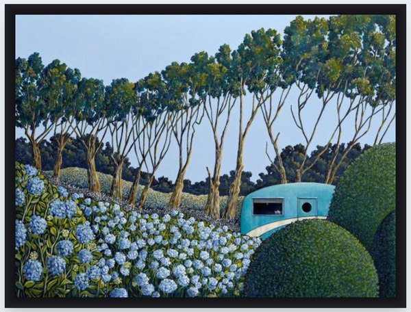 My Blue Heaven by David Owen - Boxed Frame Notecard