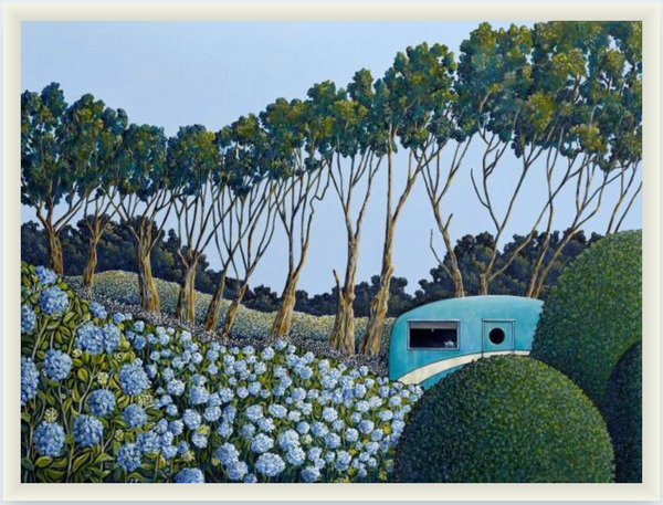 My Blue Heaven by David Owen - Boxed Frame Notecard