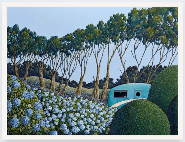 My Blue Heaven by David Owen - Boxed Frame Notecard