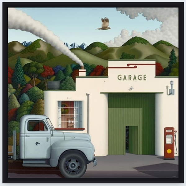 Where There's Smoke by Hamish Allan - Boxed Frame Notecard