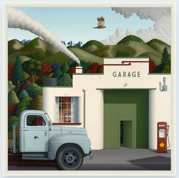 Where There's Smoke by Hamish Allan - Boxed Frame Notecard