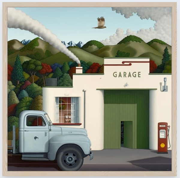 Where There's Smoke by Hamish Allan - Boxed Frame Notecard