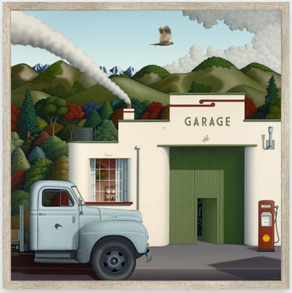 Where There's Smoke by Hamish Allan - Boxed Frame Notecard