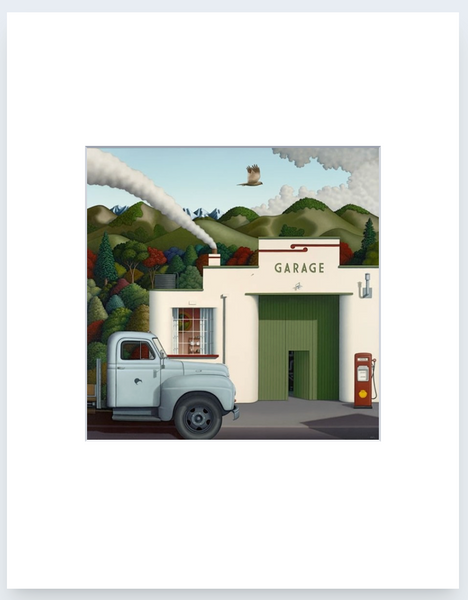 Where There's Smoke by Hamish Allan - Art Print and Box Frame