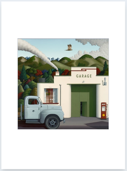 Where There's Smoke by Hamish Allan - Art Print and Box Frame