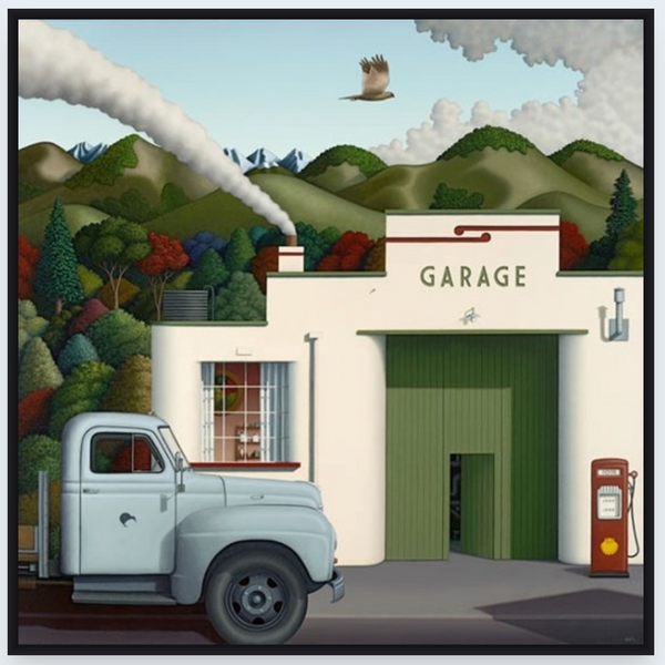 Where There's Smoke by Hamish Allan - Art Print and Box Frame