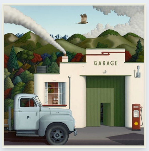Where There's Smoke by Hamish Allan - Art Print and Box Frame