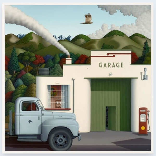 Where There's Smoke by Hamish Allan - Art Print and Box Frame