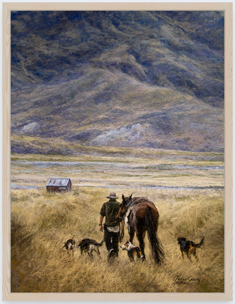 Home To The Hills by Julie Greig - Boxed Frame Notecard