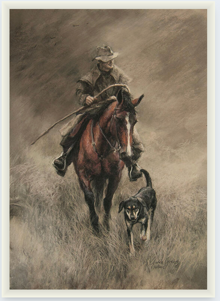 No Matter The Weather by Julie Greig - Boxed Frame Notecard