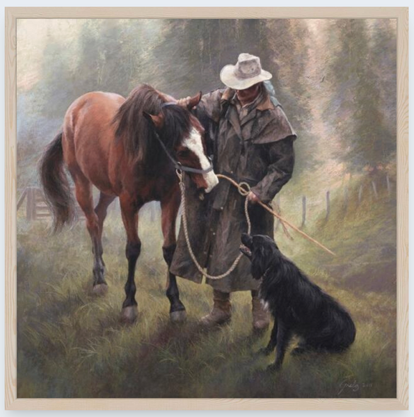 A Little Socialising by Julie Greig - Boxed Frame Notecard