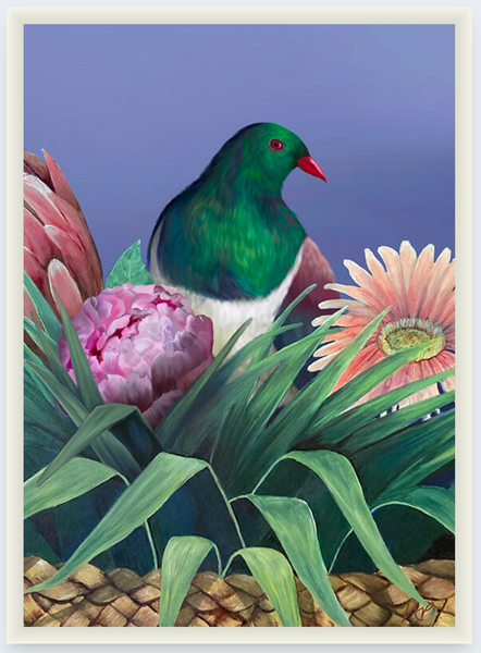 Kereru 2 by Vicky Peacock - Boxed Frame Notecard
