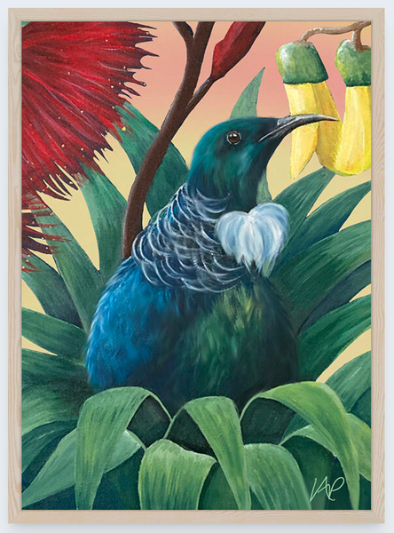 Tui 2 by Vicky Peacock - Boxed Frame Notecard